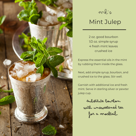 One Mint Julep...