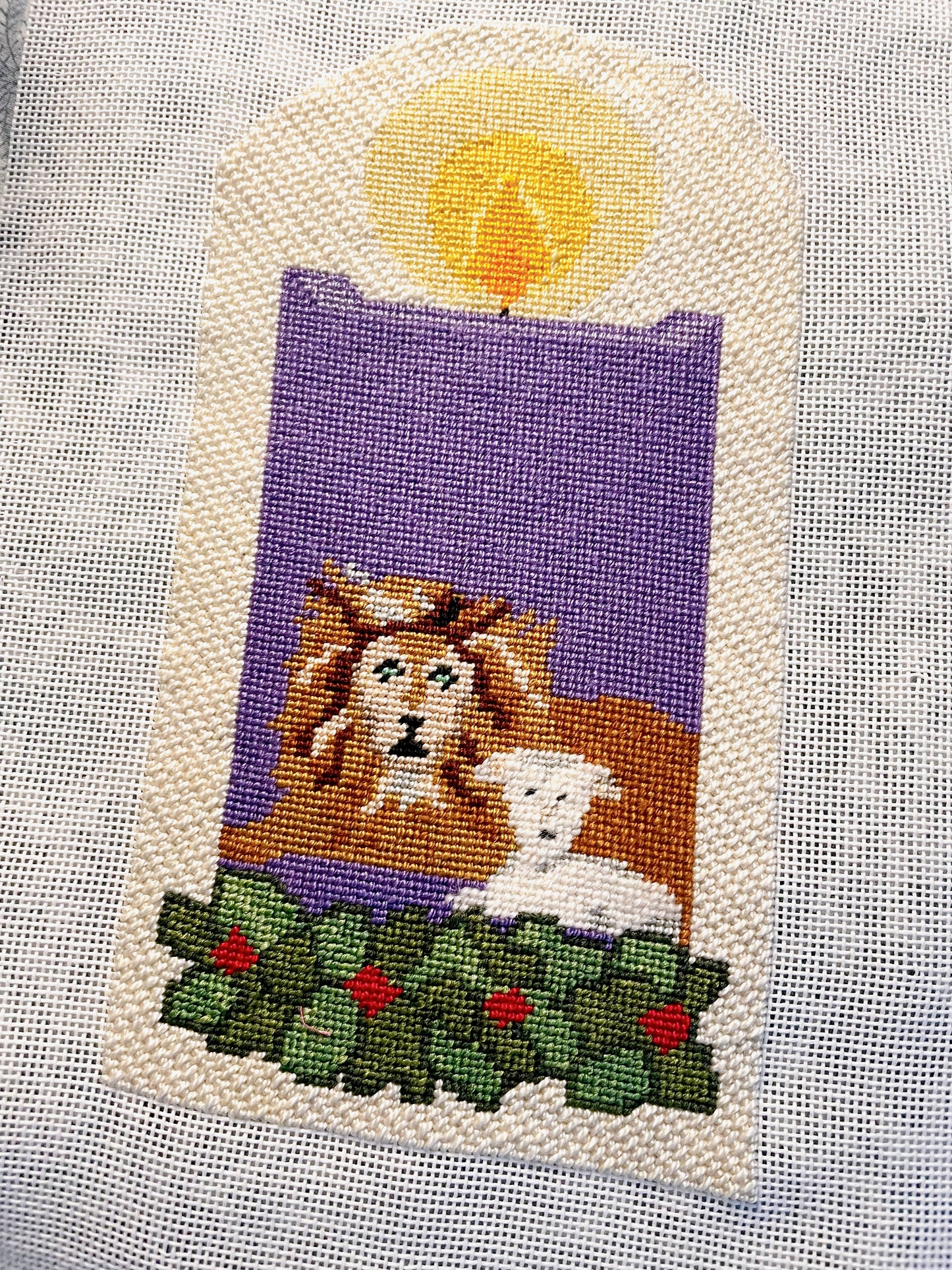 first advent candle - lion