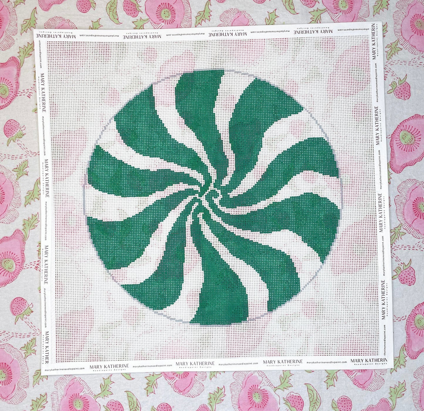 peppermint pillow, green