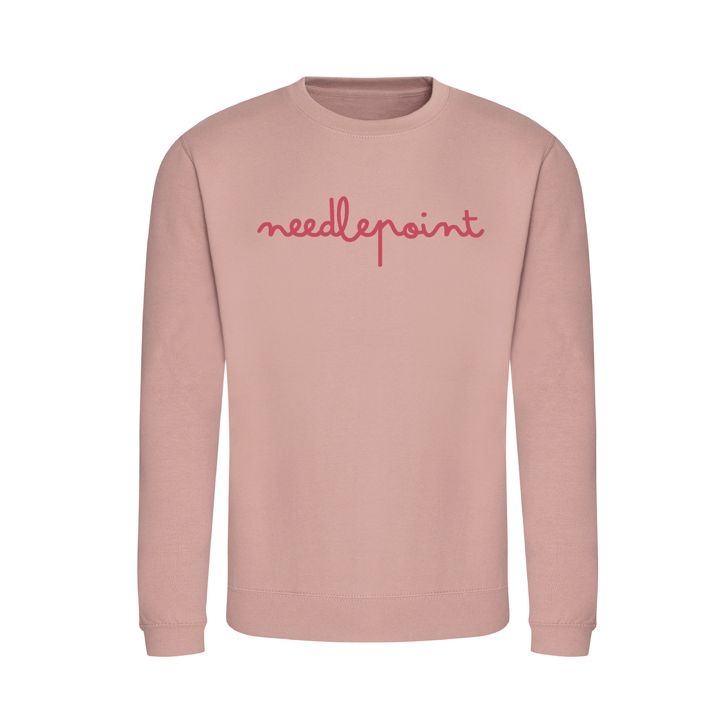 needlepoint sweatshirt - crawfish